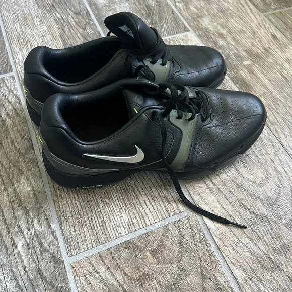Nike Golf Lunarlon with Saddle Spikes, Men’s Size 9W US, Size 42.5 EU - Picture 4 of 7